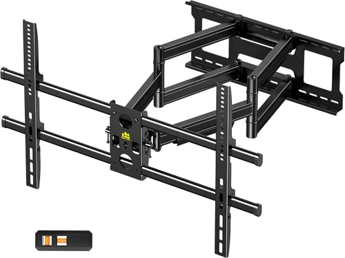 Vista 11 de FORGING MOUNT Soporte de pared de TV inclinable resistente para televisores grandes de 47 a 120 pulgadas, soporte de TV de perfil bajo