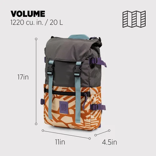 Vista 74 de Topo Designs Rover Pack Clásico, asfalto/negro, Tamaño único, Rover Pack Clásico