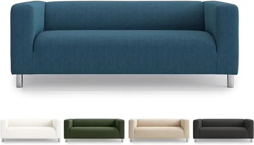 Vista 9 de Klippan - Funda de repuesto para sofá IKEA Klippan, funda Klippan, solo funda para Klippan (beige diario)