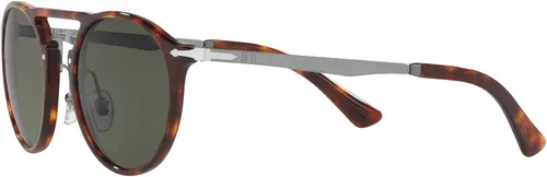 Vista 3 de Persol PO3264S - Gafas de sol redondas MieleAzul Antiguo