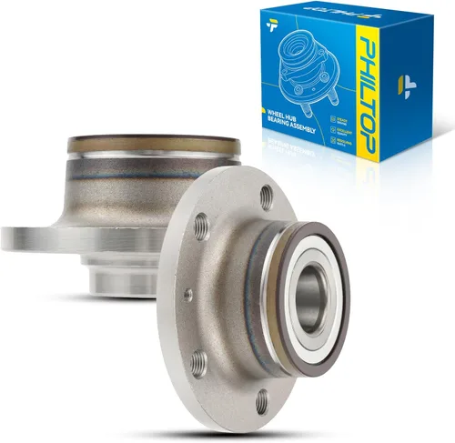 Vista 67 de PHILTOP 512012 x2 Conjunto de cubo de cojinete de rueda trasera para Volkswagen Jetta for 1998-2010 Volkswagen Beetle, 1999-2005 Volkswagen Jetta