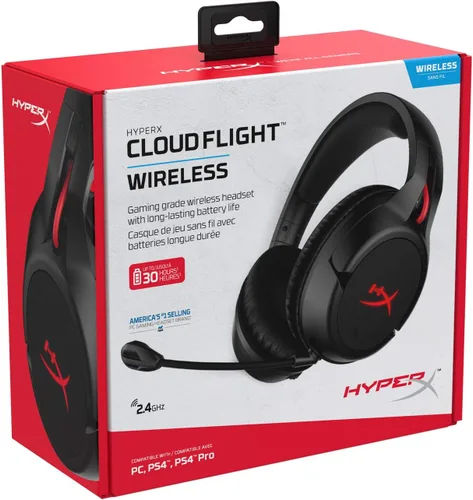 Vista 6 de HyperX Cloud Flight Audífonos inalámbricos de diadema para gaming