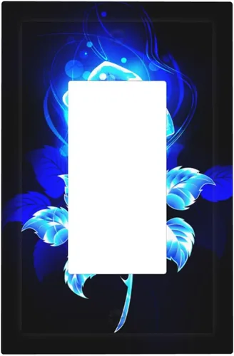Vista 177 de Cubierta de placa de pared IOFNG Bandera Americana de EE. UU. de otoño, hojas de caza, astas de ciervo, antílope, interruptor de luz de toma única