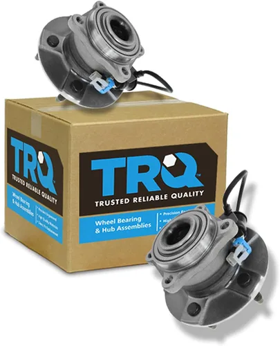 Vista 126 de TRQ Juego de 2 rodamientos de rueda delantera y conjunto de cubo compatible con Tesla 3 2020 Y 2018-2019 para Tesla 3 2020 Tesla Y AWD 2018-2019