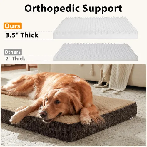 Vista 4 de JOEJOY Cama ortopédica para perros extra grandes