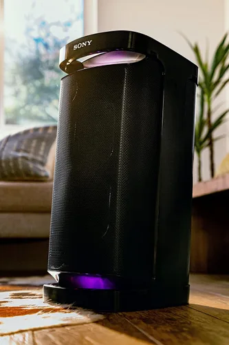 Vista 9 de Sony SRS-XP700 X-Series Altavoz inalámbrico portátil Bluetooth para fiesta de karaoke IPX4 resistente a salpicaduras con batería de 25 horas, negro