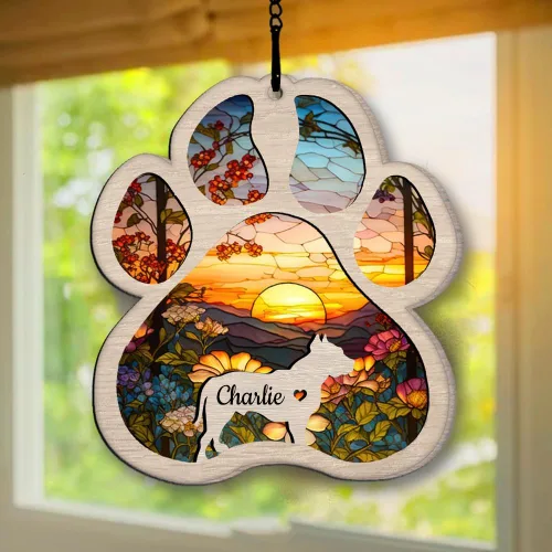 Vista 19 de Regalos conmemorativos personalizados para perros afganos, adorno de perro afgano personalizado, árbol de Navidad, regalo de recuerdo de mascotas