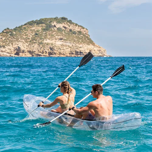 Vista 11 de Kayak Hinchable Transparente con Accesorios Paros InnovaGoods 312 cm 2 plazas
