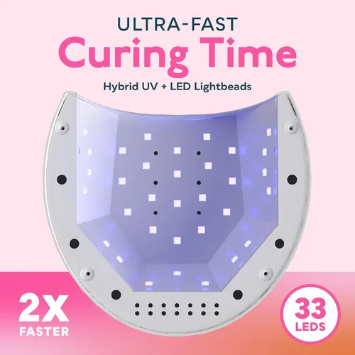 Vista 3 de Lámpara para las uñas con 4 ajustes de temporizador SUN2C 48 W LED UV de SUNUV, sensor para uñas de gel y el curado de las uñas del pie 4 Timer
