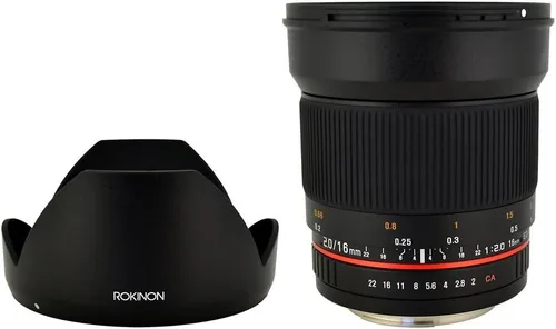 Vista 5 de Rokinon 16MAF-N lentes asférica, de gran angular 16 mm f/2.0