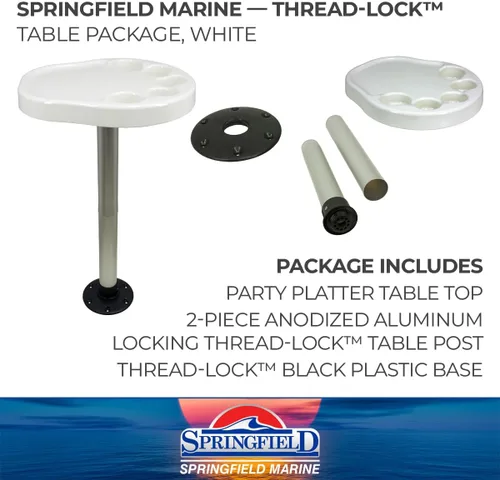 Vista 2 de Paquete de Mesa con Plato de Fiesta Springfield, Grande