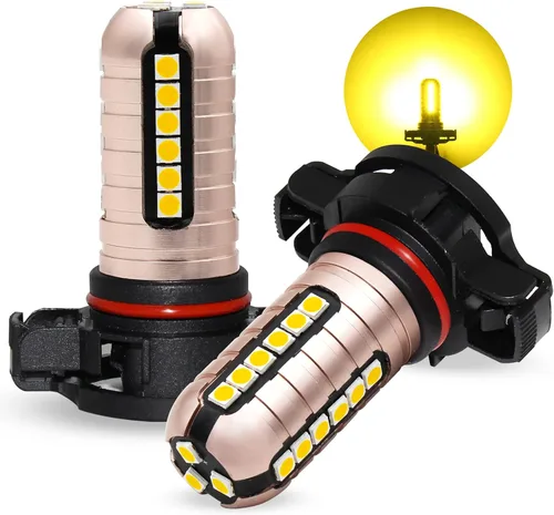 Vista 8 de PHINLION Bombillas LED antiniebla H11, súper brillantes 3030 27-SMD H8 H16 Bombilla LED de repuesto para luces DRL o antiniebla, 6000K blanco xenón