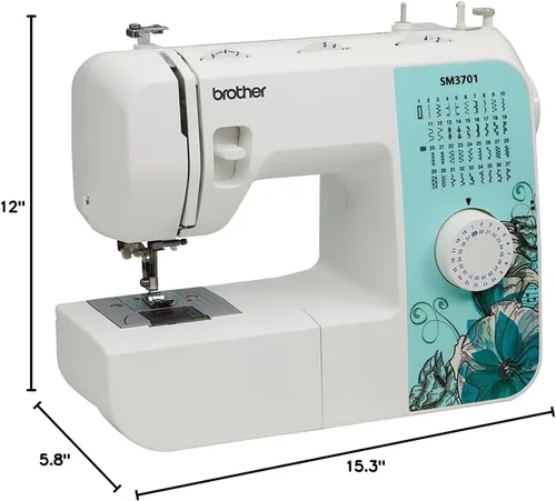 Vista 5 de Brother SM3701 Máquina de coser de brazo libre de 37 puntadas