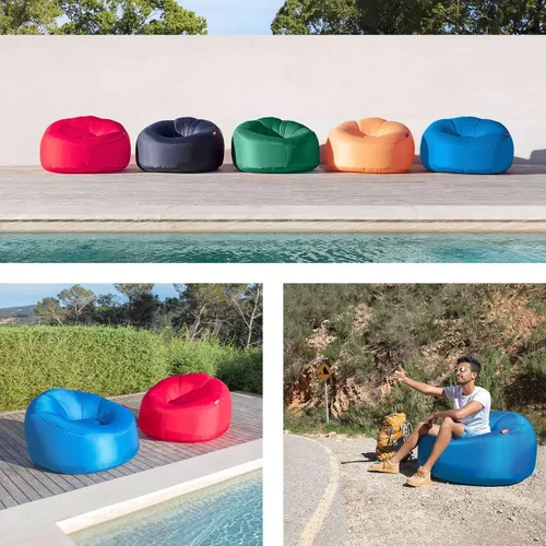 Vista 5 de Fatboy Lamzac O - Silla inflable, color azul oscuro