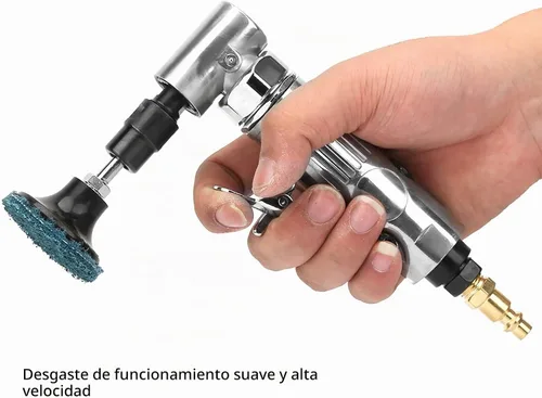 Vista 4 de Akozon 1/4-Inch Angle 90 Degree Die Grinder 20000 RPM Grado Industrial Aire Doblado Neumático Die Grinder Disco