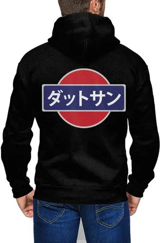Vista 2 de Lizisgu Datsun - Sudadera con capucha y cremallera completa para hombre