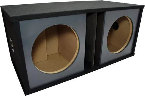 Vista 6 de Harmony Audio Universal Car Stereo Paintable Ported Dual 12" Kicker Bundle Comp C12 Sub Box Enclosure & Harmony HA-A800.1 Amp