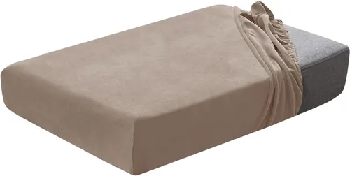 Vista 20 de Juego de fundas de cojín para asiento de sofá, fundas de cojín de terciopelo elástico, repuesto para cojines individuales con tela elástica Aguacate