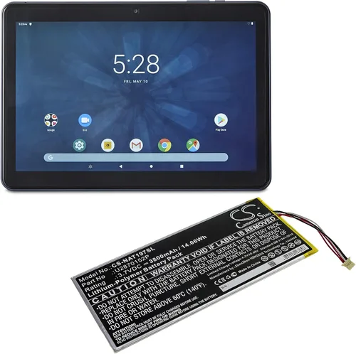 Vista 6 de Batería para O'NN ONA19TB007, ONA19TB003, compatible con parte NO: U2870152P (3800mAh)