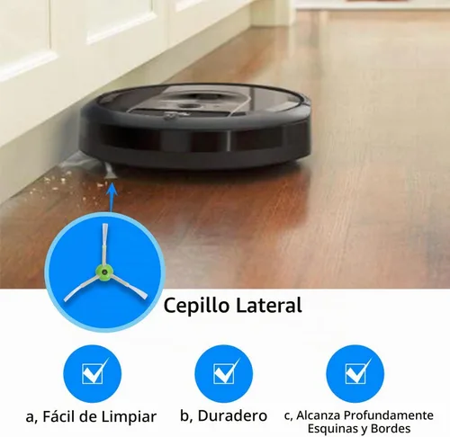 Vista 3 de Kit de 24 piezas de repuesto compatible con iRobot Roomba E & I y J Series i1 i3 i4 i5 i6 i7 i8 J7 J5 J6 J8 J9 Plus E5 E6 Aspiradora, incluye 2