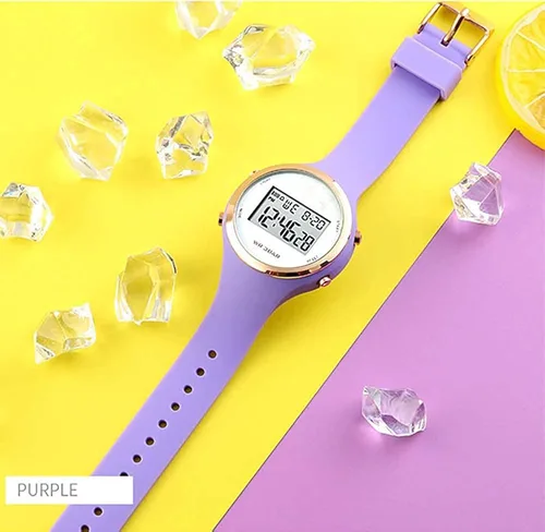Vista 4 de Relojes deportivos para exteriores reloj despertador 5 bares impermeable LED digital