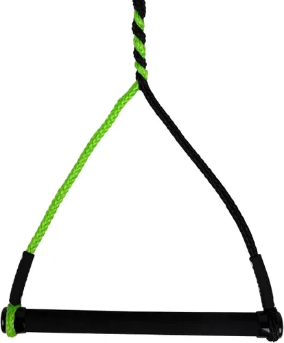 Vista 4 de RADAR Vapor Custom Water Ski Handle - Ergonomic Grip, 13 Inch Length, High Control Performance Design, Black/Volt Green Handle for Wakesurfing