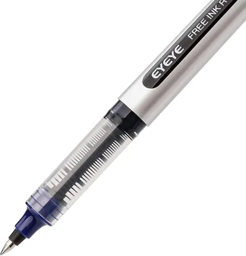 Vista 5 de EYEYE Paquete de 12 bolígrafos Rollerball de 0.5mm, 3 colores, punta extra fina, secado rápido, bolígrafos de tinta líquida de punta fina