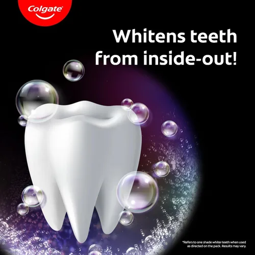 Vista 6 de Colgate Visible White O2, pasta de dientes blanqueadora dental (50g/1.7oz)