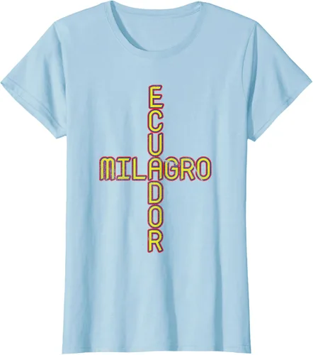 Vista 18 de Milagro Ecuador Travel, Orgullo, Bandera de Ecuador, Camiseta Milagro, Negro