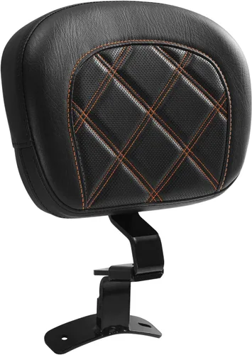 Vista 29 de TCT-MOTORPARTS Driver Rider - Almohadilla de respaldo para Harley Touring 2009-2023 Road King Street Road Electra Glide Ultra Black Stitching