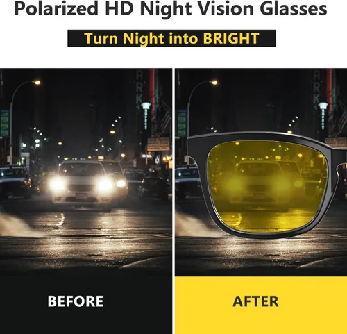 Vista 4 de VISOONE - Lentes cuadrados con bloqueo de luz azul y antireflejante para computadora, videojuegos para mujeres y hombres MONTANA