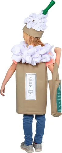 Vista 3 de Dress Up America Coffee Costume for Kids - Cute CappuccinoFrappuccinoLatte Dress-Up for Boys and Girls