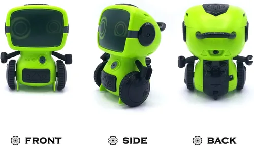 Vista 2 de JabberBot - Robot RC inteligente multifuncional para niños. Robot de control remoto que puede moverse, hacer divertidos efectos de sonido/voz