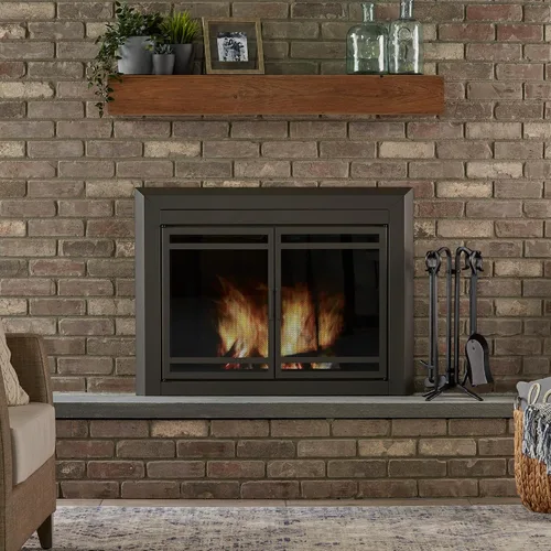 Vista 6 de UniFlame 5 piezas negro rústico mini chimenea herramientas conjunto (F-1126)
