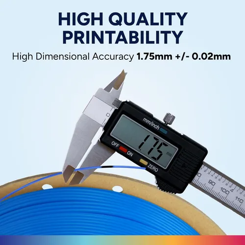 Vista 49 de OVERTURE - Filamento de ácido poliláctico (Easy PLA) para impresora 3D de 1.75 mm, bobina de cartón de 2.2 libras, precisión dimensional +/- 0.02