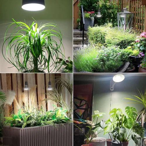 Vista 7 de Bombilla de crecimiento LED equivalente a 60W de SANSI, bombilla de luz para plantas de espectro completo BR20 de 12W con base E26, vida útil