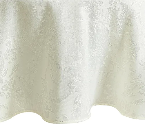 Vista 15 de Elrene Home Fashions Poinsettia Elegance - Camino de mesa de vacaciones jacquard, 13 x 70 pulgadas, dorado