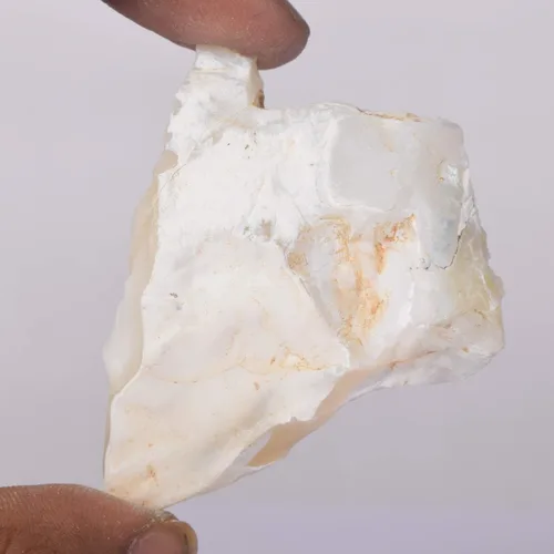 Vista 4 de gemhub Ópalo en bruto sin tratar 157.00 Ct. Cristal curativo certificado natural Ópalo blanco piedra preciosa, Gema, Ópalo mejorado en tonos