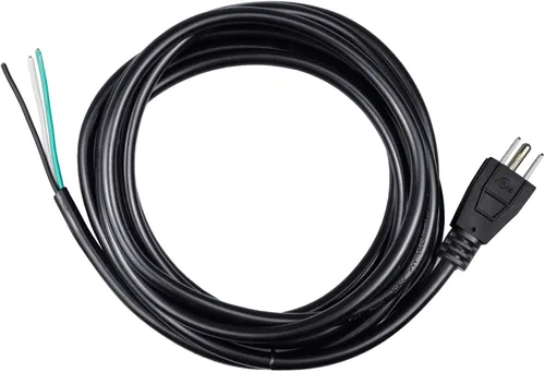 Vista 7 de Cable de fuente de alimentación de repuesto de calibre 18 de 3 clavijas resistente de 10 pies 110V 115V 120V coleta para electrodoméstico de CA