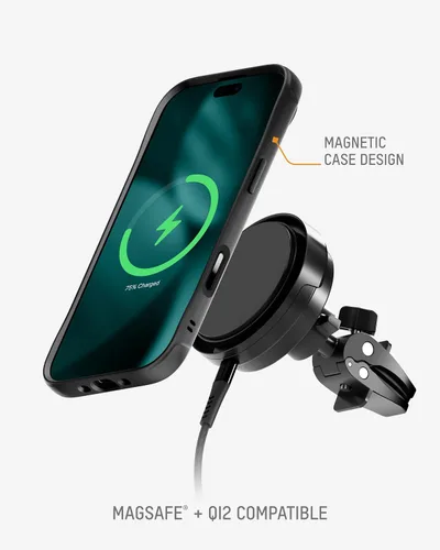 Vista 6 de Mous Funda para iPhone Air, compatible con MagSafe - Limitless - Funda protectora de fibra de carbono para iPhone Air - A prueba de golpes
