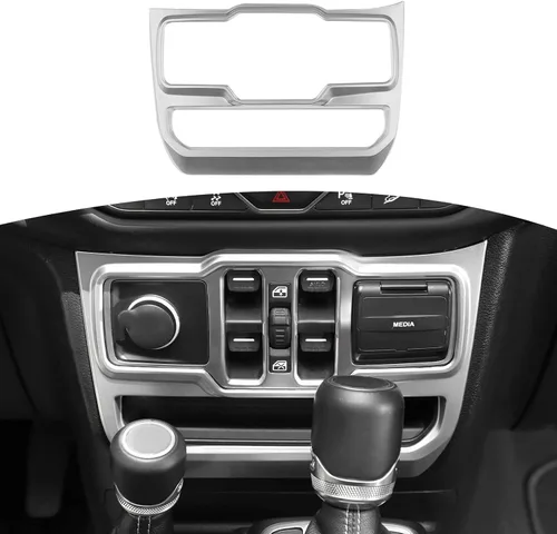 Vista 8 de RT-TCZ Cubierta de panel de interruptor de ventana para Jeep JL JLU Gladiator JT 2018-2024 Baby Blue Accesorios interiores