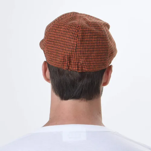 Vista 4 de WITHMOONS SL3019 - Gorro de tweed para Newsboy (piel sintética)