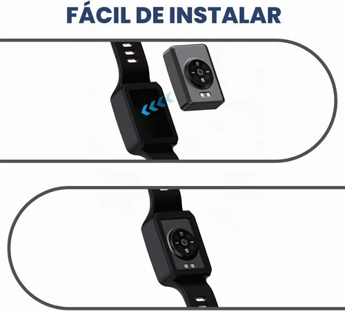 Vista 7 de Correa de silicona para Amazfit Helio Fitness Tracker, correa de repuesto compatible con Amazfit Helio Fitness Tracker, accesorios de correa