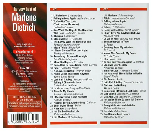 Vista 2 de The Very Best of Marlene Dietrich 50 Greatest Hits