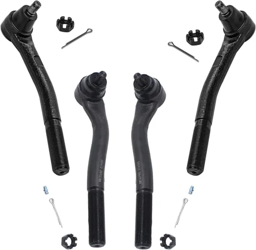 Vista 4 de Detroit Axle - Kit de suspensión frontal de 15 piezas para Jeep Grand Cherokee 99-04 1999 2000 2001 2002 2003 2004, brazos de control superior e