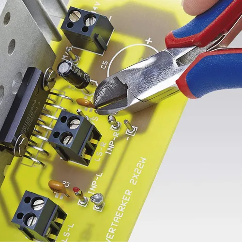 Vista 7 de KNIPEX - 77 02 115 Herramientas - Cortadores diagonales para electrónica, multicomponente (7702115)