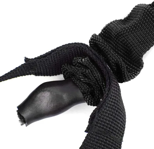 Vista 8 de Cuerda de tracción ranurada, bandas de resistencia para fitness, antirotura, cinturón elástico para interiores, yoga, entrenamiento de potencia