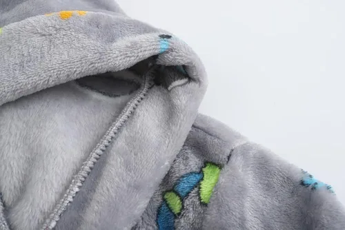 Vista 211 de E.W Apparel Bata de baño de forro polar con capucha para niños, bata suave y mullida para niños pequeños