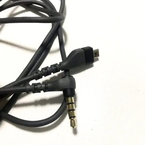 Vista 4 de LZYDD Cable de audio de repuesto para auriculares SteelSeries Arctis, 1.3m/4.3ft, 8-pin a 0.138 in, negro