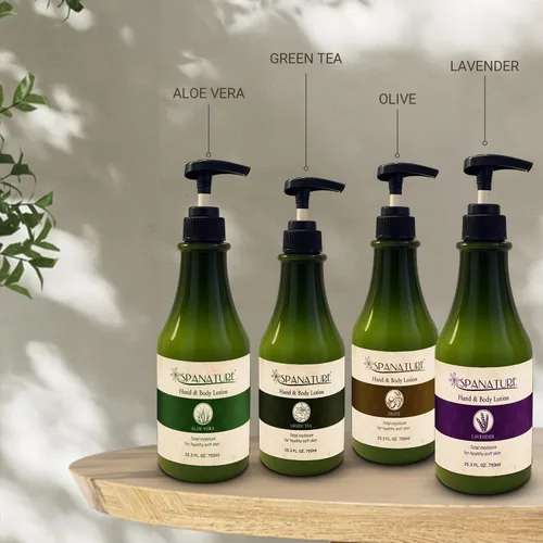 Vista 6 de Spanature Loción corporal de aloe vera premium para mujeres, alivio de quemaduras solares, loción calmante de aloe e hidratante corporal para piel